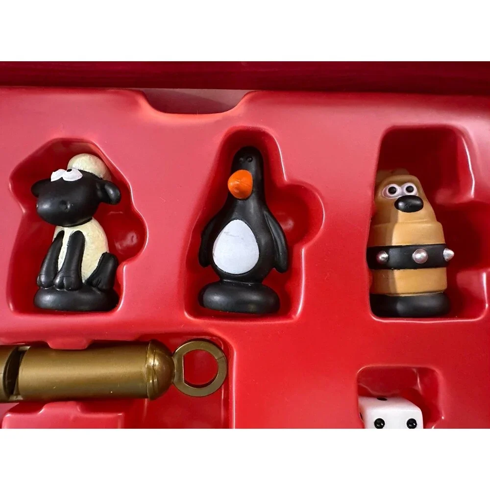 Wallace & Gromit's Fleeced Game Sheep Rustling Board Game Missing One Whistle